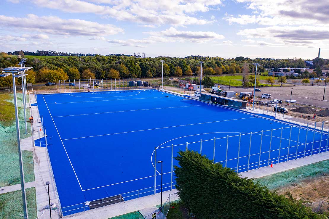 New worldclass hockey turf for Manawatū Massey University